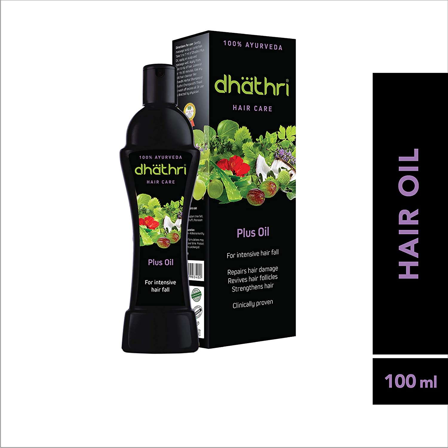 DHATHRI HAIR CARE HERBAL PLUS OIL