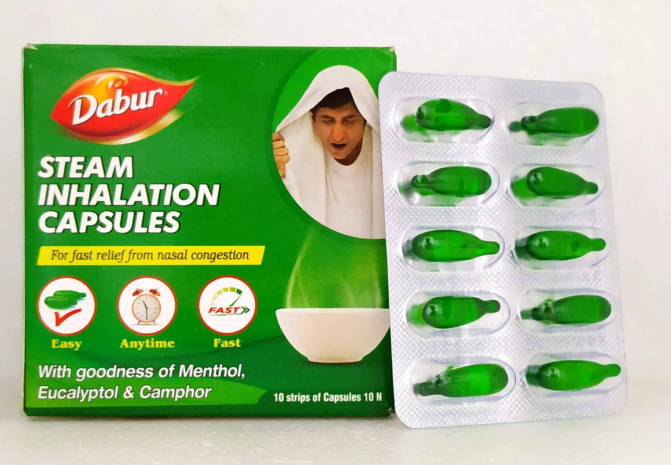 DABUR STEAM INHALATION CAPSULES