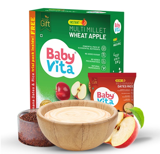 BABYVITA MULTI MILLET WHEAT APPLE