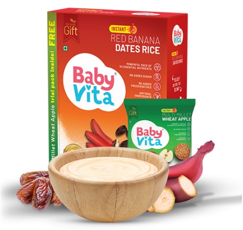BABYVITA RED BANANA DATES RICE