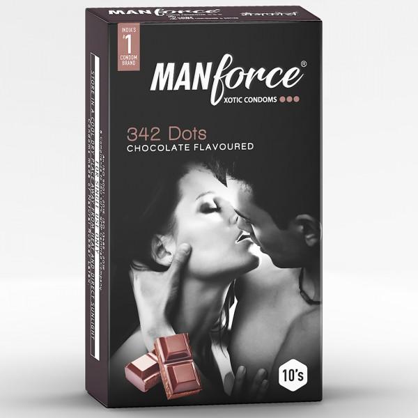 MANFORCE XOTIC CONDOMS (CHOCOLATE)